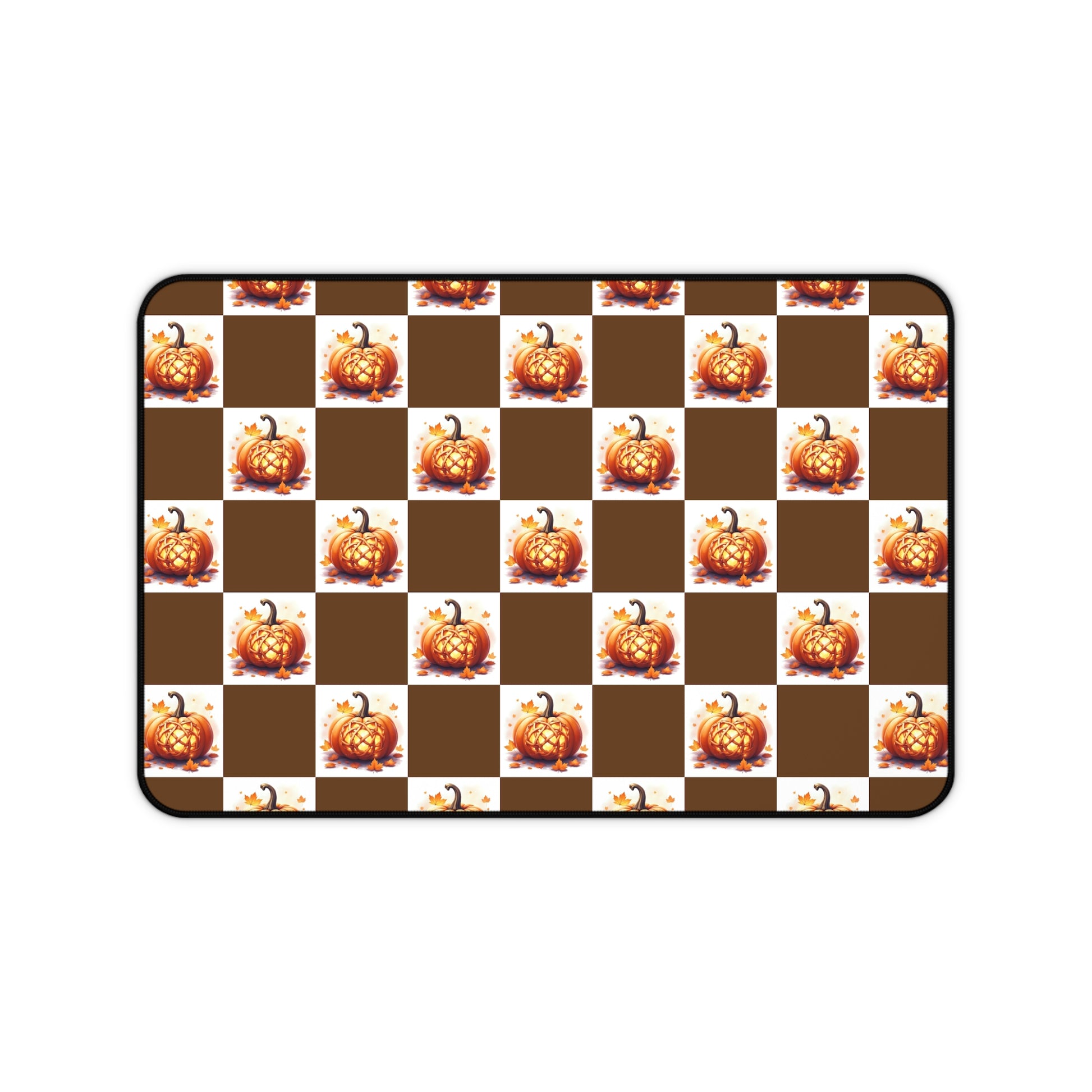 Pumpkin Spice Desk Mat - Autumn Office Decor, Fall Desk Accessory, Seasonal Home Office Gift, Work From Home Essentials, Halloween Decor - Celtic Scents