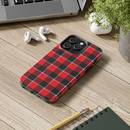 Stylish Plaid Tough Phone Cases, Durable Phone Covers, Rustic Gift, Trendy Accessories, Protection for Everyday Use, Fashionable [...] - Celtic Scents