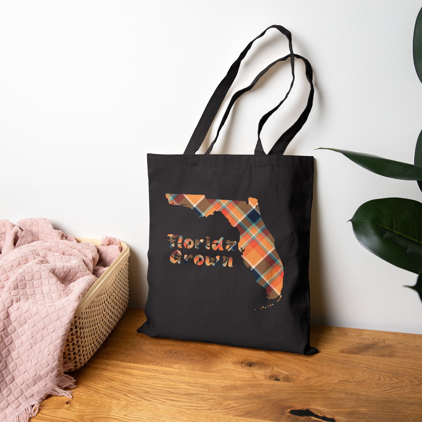 Personalized Florida Grown Tote Bag, Eco-Friendly Cotton Bag, Reusable Shopping Tote, Custom Name Gift, Travel Bag - Celtic Scents