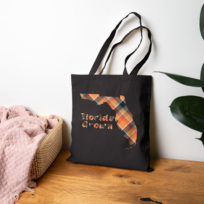 Personalized Florida Grown Tote Bag, Eco-Friendly Cotton Bag, Reusable Shopping Tote, Custom Name Gift, Travel Bag - Celtic Scents
