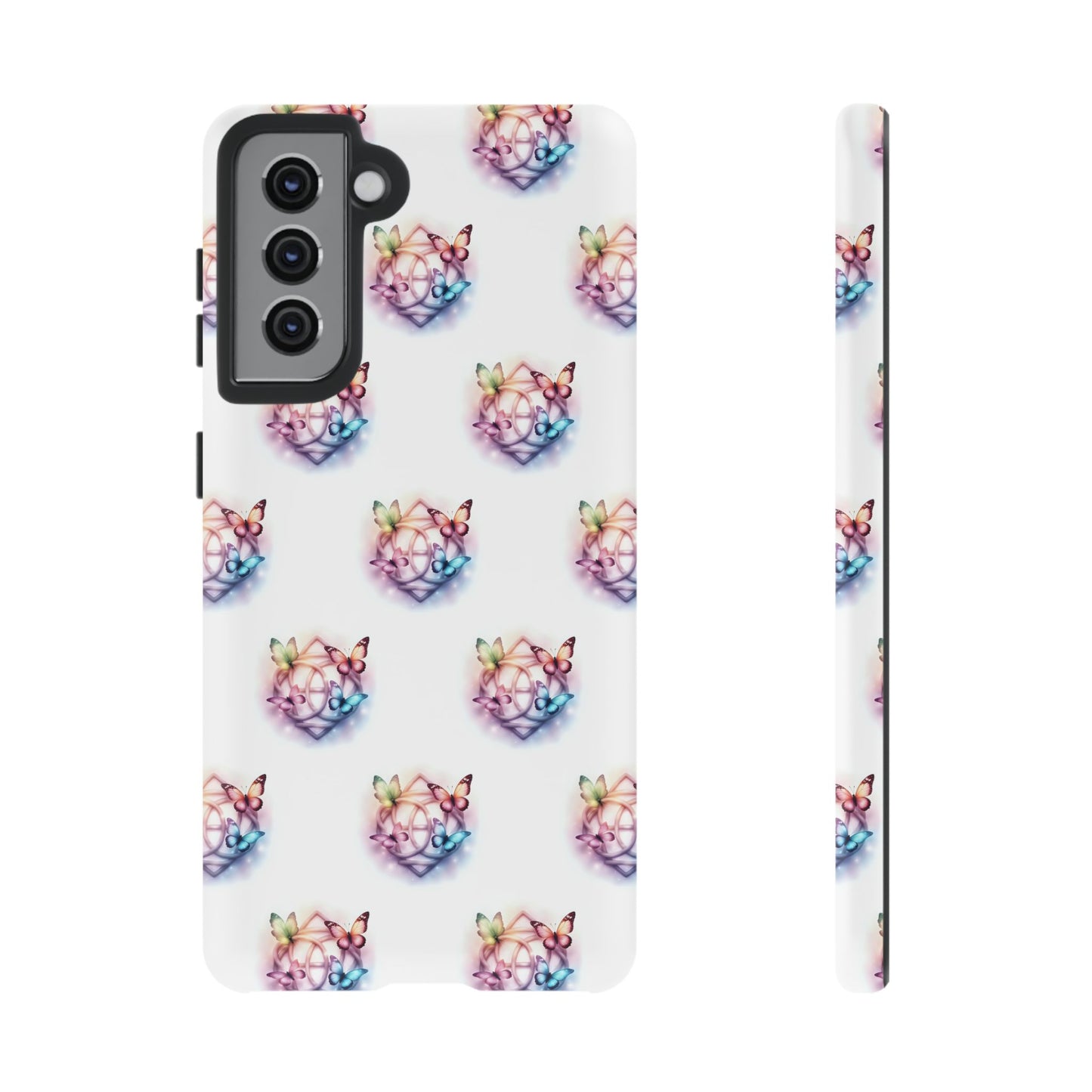 Colorful Butterflies Phone Case, Tough Cases, Cute Butterfly Lover Gift, Trendy Phone Cover, Nature Print Case - Celtic Scents