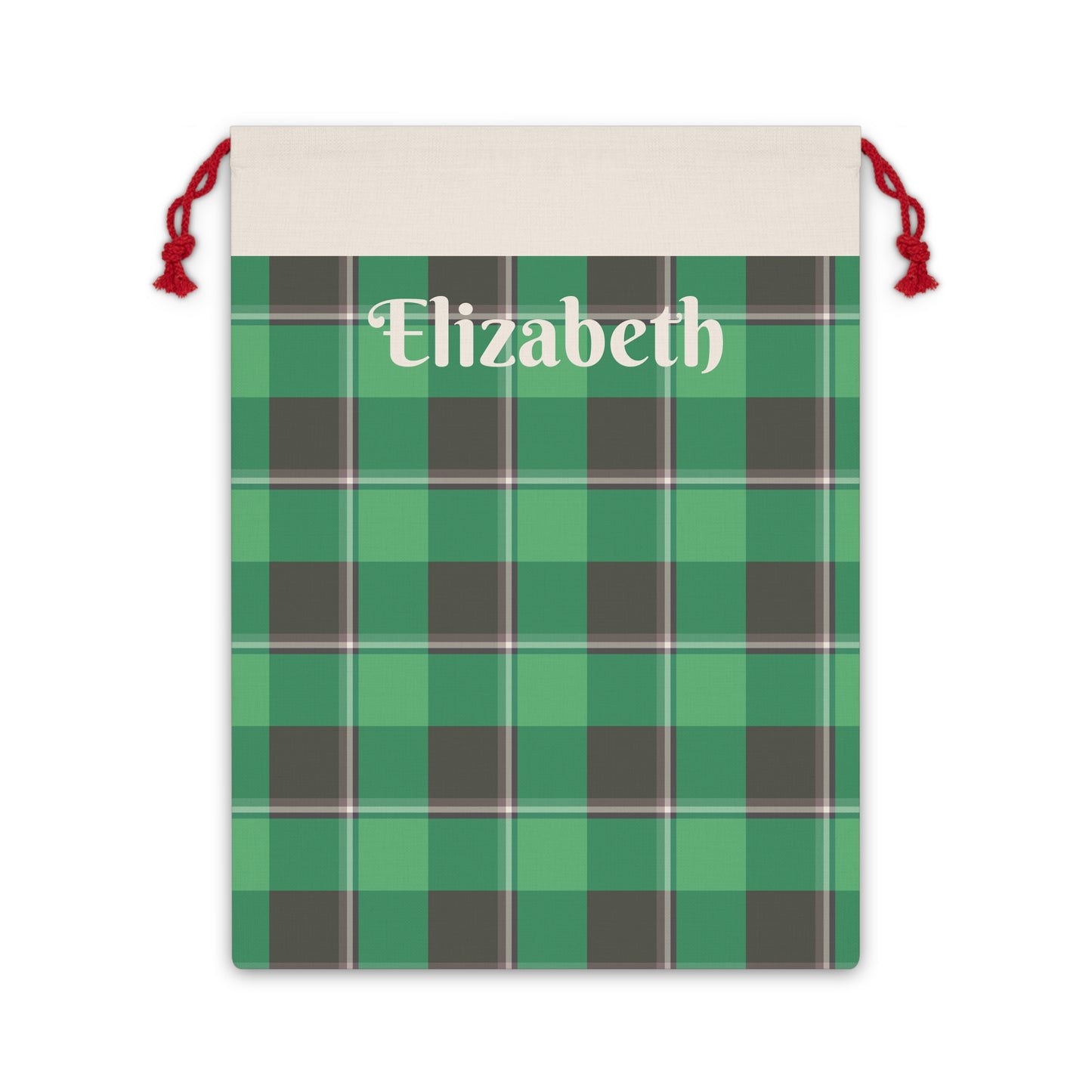 Personalized Gift Bag, Custom Christmas Gift Pouch, Holiday Present Bag, Eco-Friendly Drawstring Bag, Birthday Gift Wrap