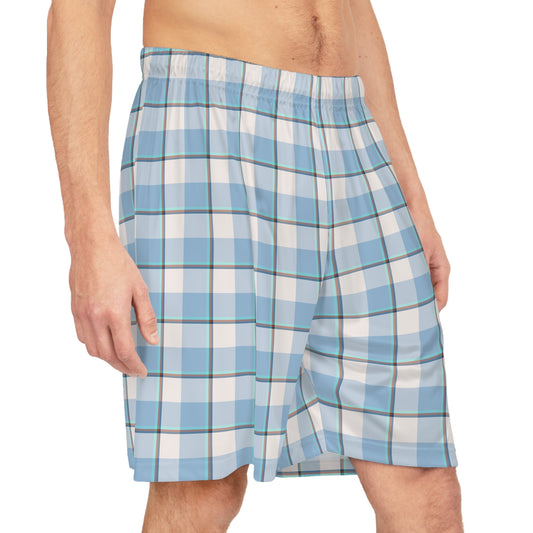 Plaid Basketball Shorts for Men, Casual Athletic Wear, Sports Shorts, Summer Fashion, Gift for Sport Lovers - Celtic Scents