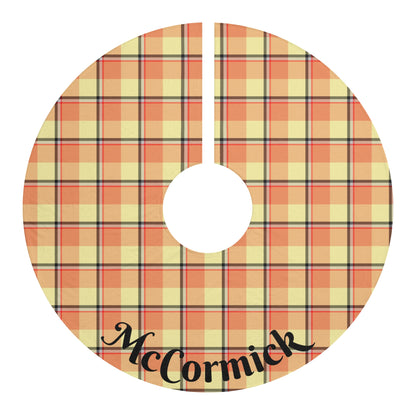 Cozy Plaid Christmas Tree Skirt, Personalized Tree Blanket, Festive Holiday Decor, Rustic Christmas Ornament, Plaid Tree Mat - Celtic Scents