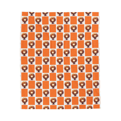 Autumn Tree Pattern Velveteen Plush Blanket, Cozy Home Decor, Gift for Nature Lovers, Bed Throw, Soft Warm Blanket for Kids - Celtic Scents