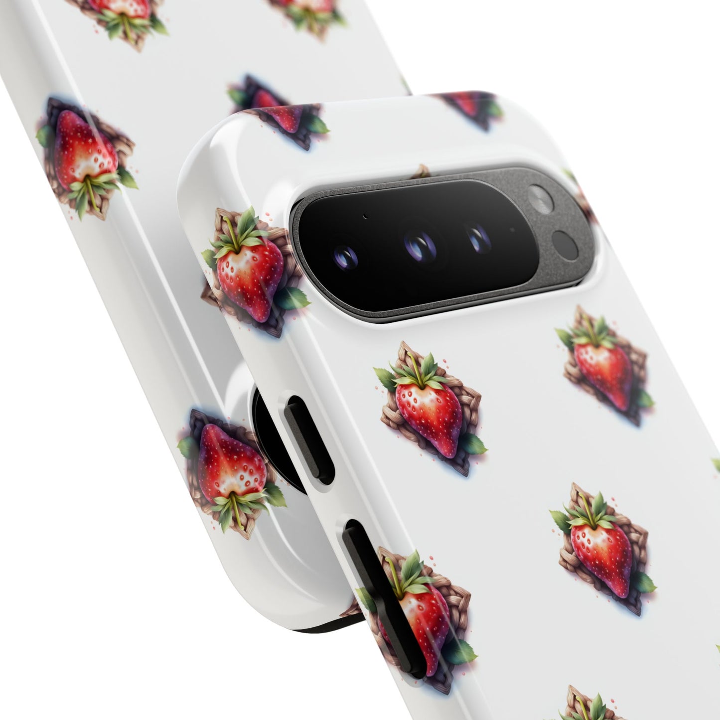 Strawberry Celtic Knot Phone Case, Cute Phone Cover, Gift for Her, Custom Smartphone Case, Funky Accessories, Valentine's Day Gift