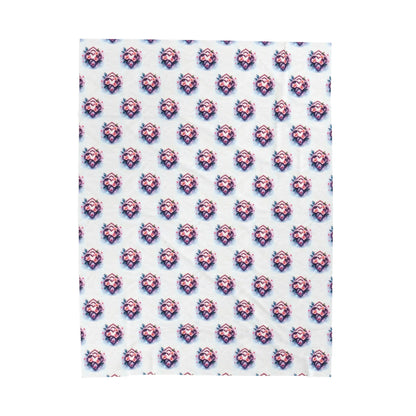 Cozy Celtic Knot Floral Velveteen Blanket | Soft Plush Throw for Home Decor, Gift for Her, Nursery Essential, Wedding Present, Cozy Nights - Celtic Scents