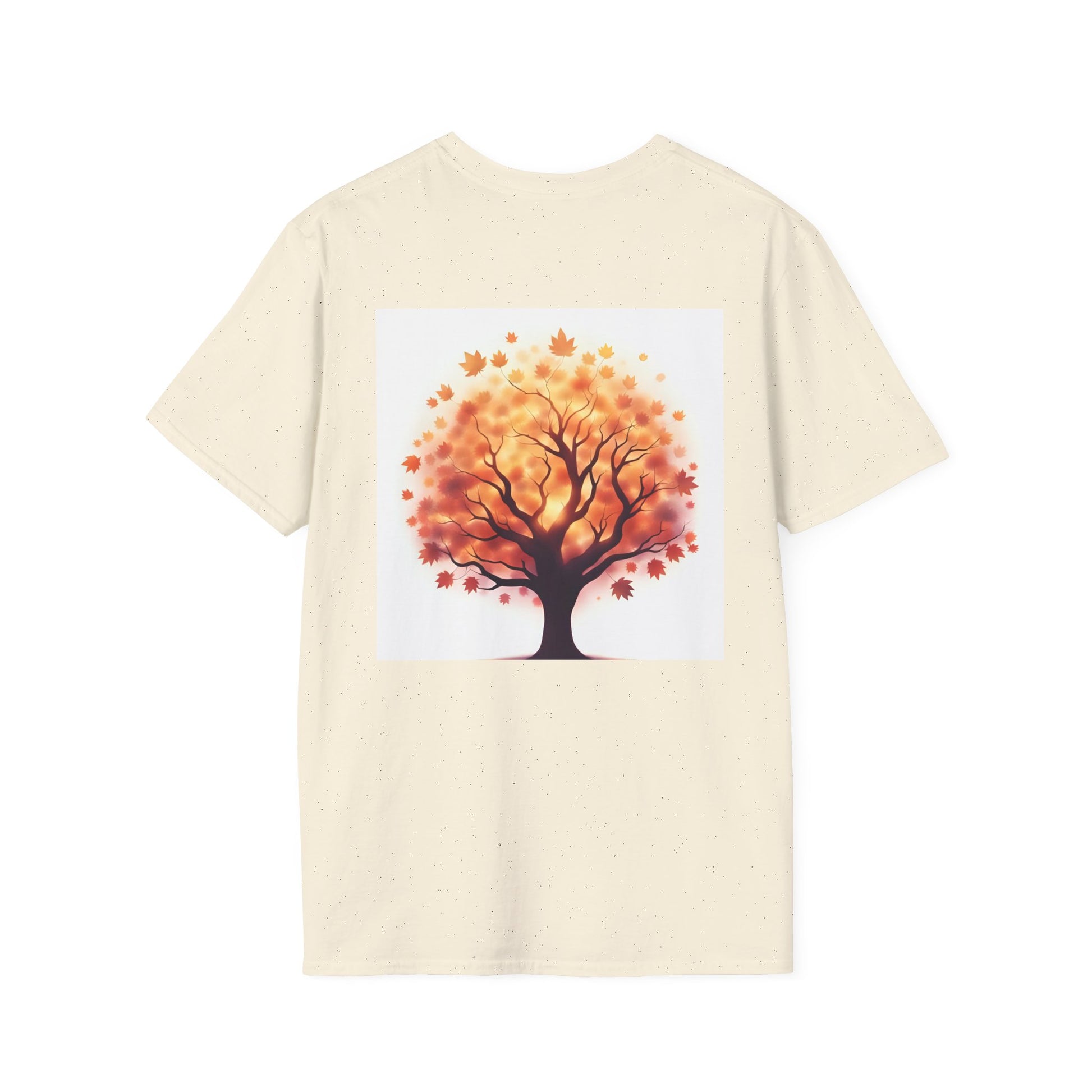 Autumn Tree Graphic T-Shirt, Fall Tee for Nature Lovers, Unisex Softstyle T-Shirt, Gift for Thanksgiving, Cozy Casual Wear - Celtic Scents