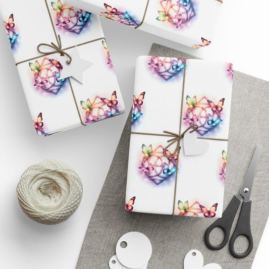 Charming Gift Wrapping Papers for All Occasions, Perfect for Birthdays, Holidays, Weddings, and Celebrations, Butterfly & Colorful Designs