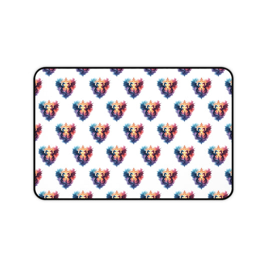 Colorful Dragon Desk Mat, Office Decor Mouse Pad, Gaming Desk Accessory, Gift for Her, Studio Environment Essentials