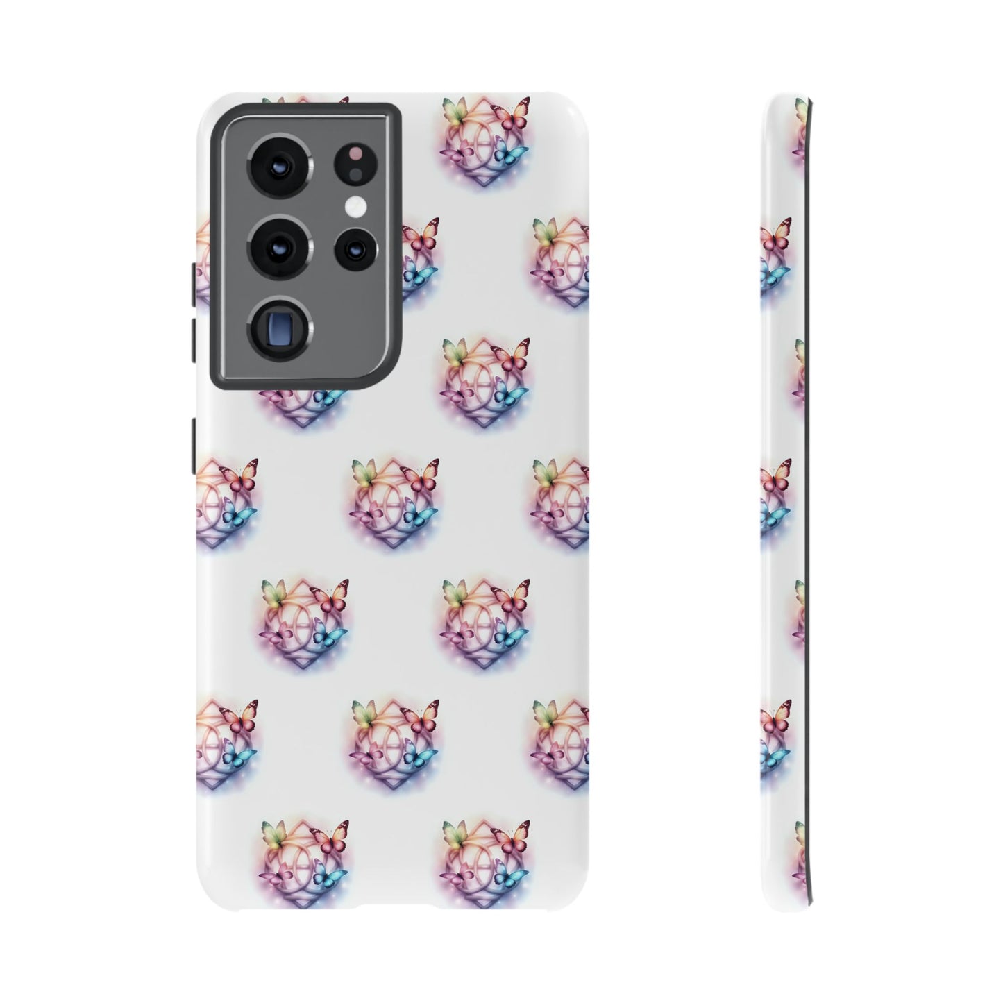 Colorful Butterflies Phone Case, Tough Cases, Cute Butterfly Lover Gift, Trendy Phone Cover, Nature Print Case - Celtic Scents