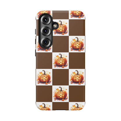Pumpkin Phone Case, Fall Decor, Halloween Gift, Autumn Accessories, Cute Smartphone Cover, Tough Cases