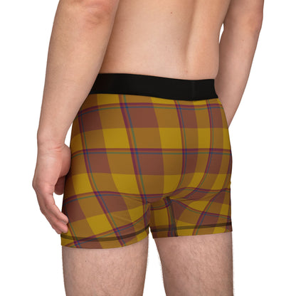 Stylish Men's Boxers, Plaid Underwear for Comfort, Perfect Gift for Birthdays, Anniversaries, Casual Wear, Matching Sleepwear - Celtic Scents