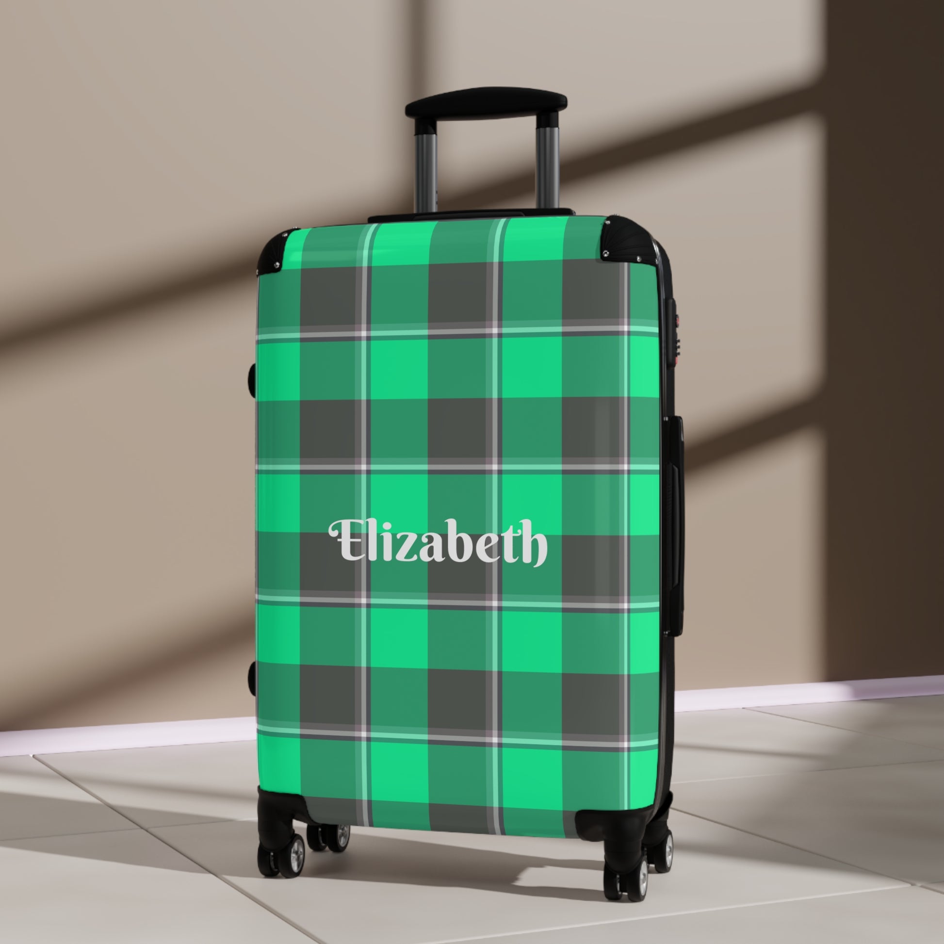 Personalized Travel Suitcase, Custom Luggage for Travelers, Stylish Carry-On, Unique Gift for Adventure, Monogrammed Bag - Celtic Scents