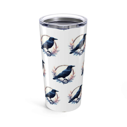 Raven Tumbler 20oz - Cozy Drinkware for Fall, Autumn Gifts, Halloween Parties, Witchy Vibes, Outdoor Adventures