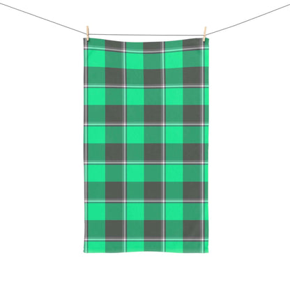 Plaid Hand Towel, Stylish Kitchen Decor, Cozy Bathroom Accessory, Perfect for Housewarming, Holiday Gifts, Rustic Home