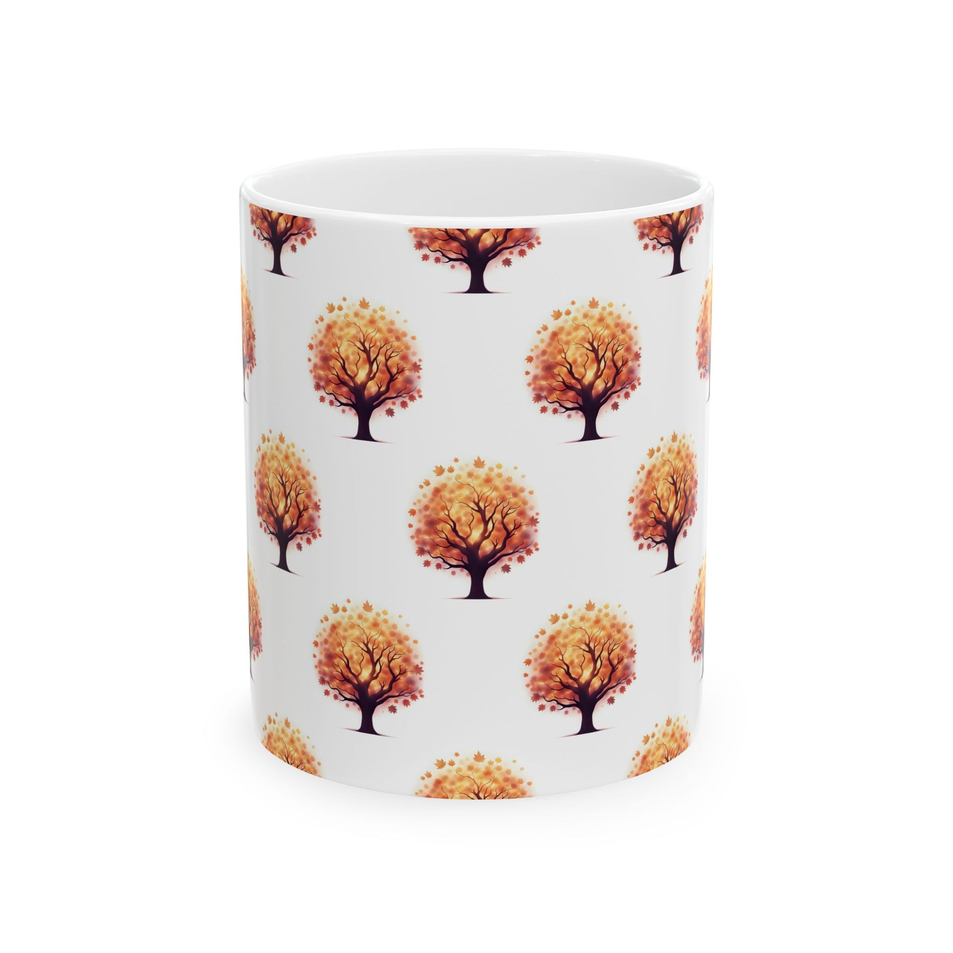 Autumn Tree Ceramic Mug, Pumpkin Spice Latte Cups, Fall Decor, Gift for Nature Lovers, Cozy Dining, Thanksgiving Coffee Mug - Celtic Scents