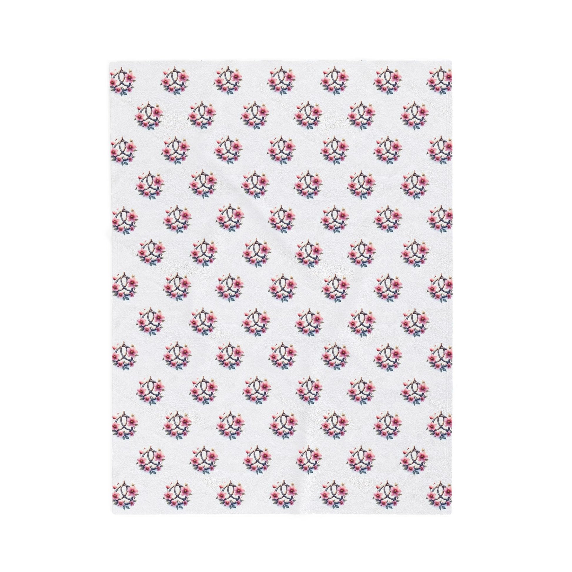 Celtic Knot Floral Velveteen Plush Blanket | Cozy Floral Throw, Soft Home Decor, Perfect for Gifts, Cozy Nights, Warm Decor - Celtic Scents