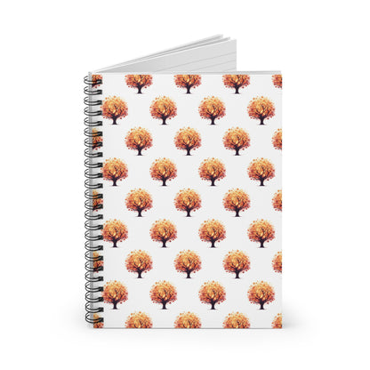 Autumn Tree Spiral Notebook | Fall Stationery, Journaling, Gift for Students, Nature Lovers, Thanksgiving Decor - Celtic Scents