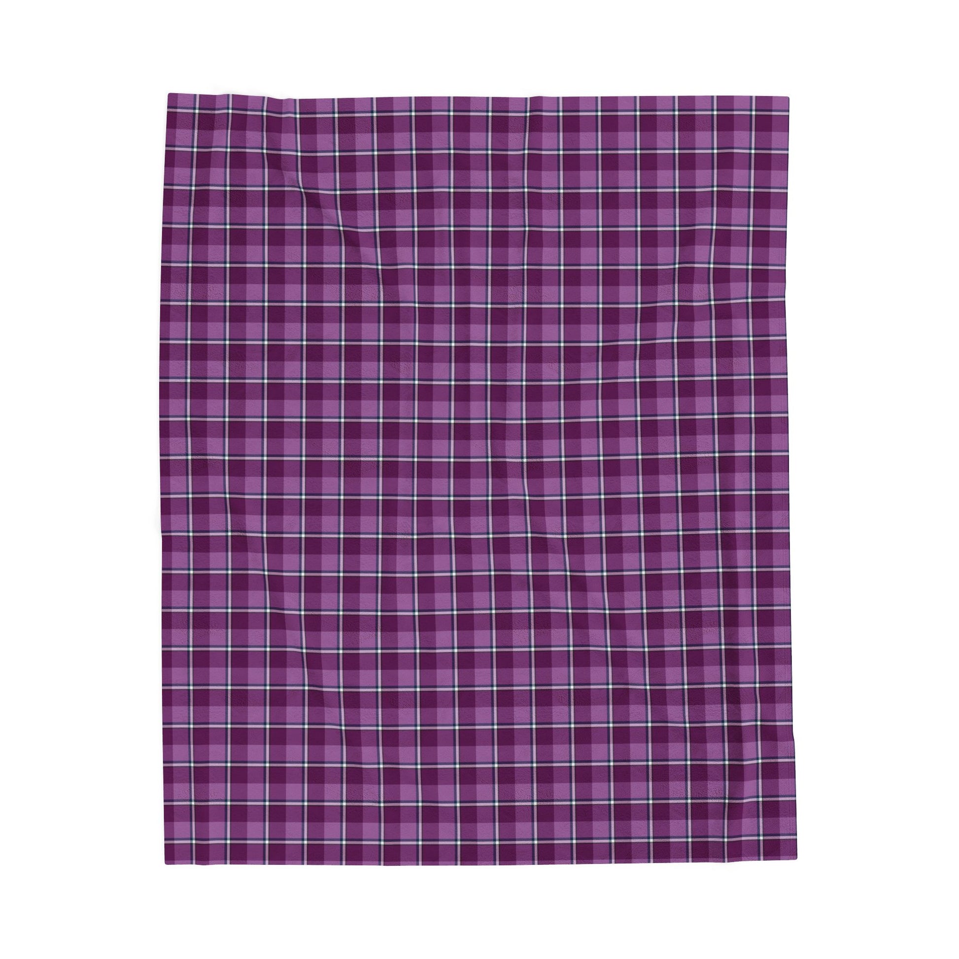 Cozy Plaid Velveteen Blanket | Soft Throw for Home Decor, Perfect Gift for Comfort Lovers, Ideal for Weddings & Holidays - Celtic Scents