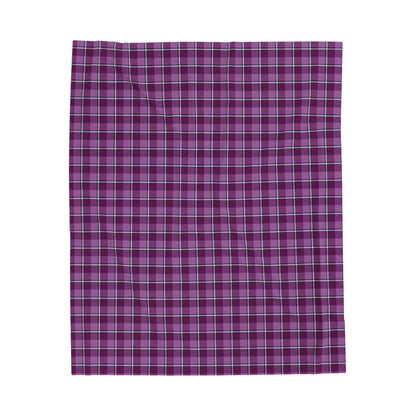 Cozy Plaid Velveteen Blanket | Soft Throw for Home Decor, Perfect Gift for Comfort Lovers, Ideal for Weddings & Holidays - Celtic Scents