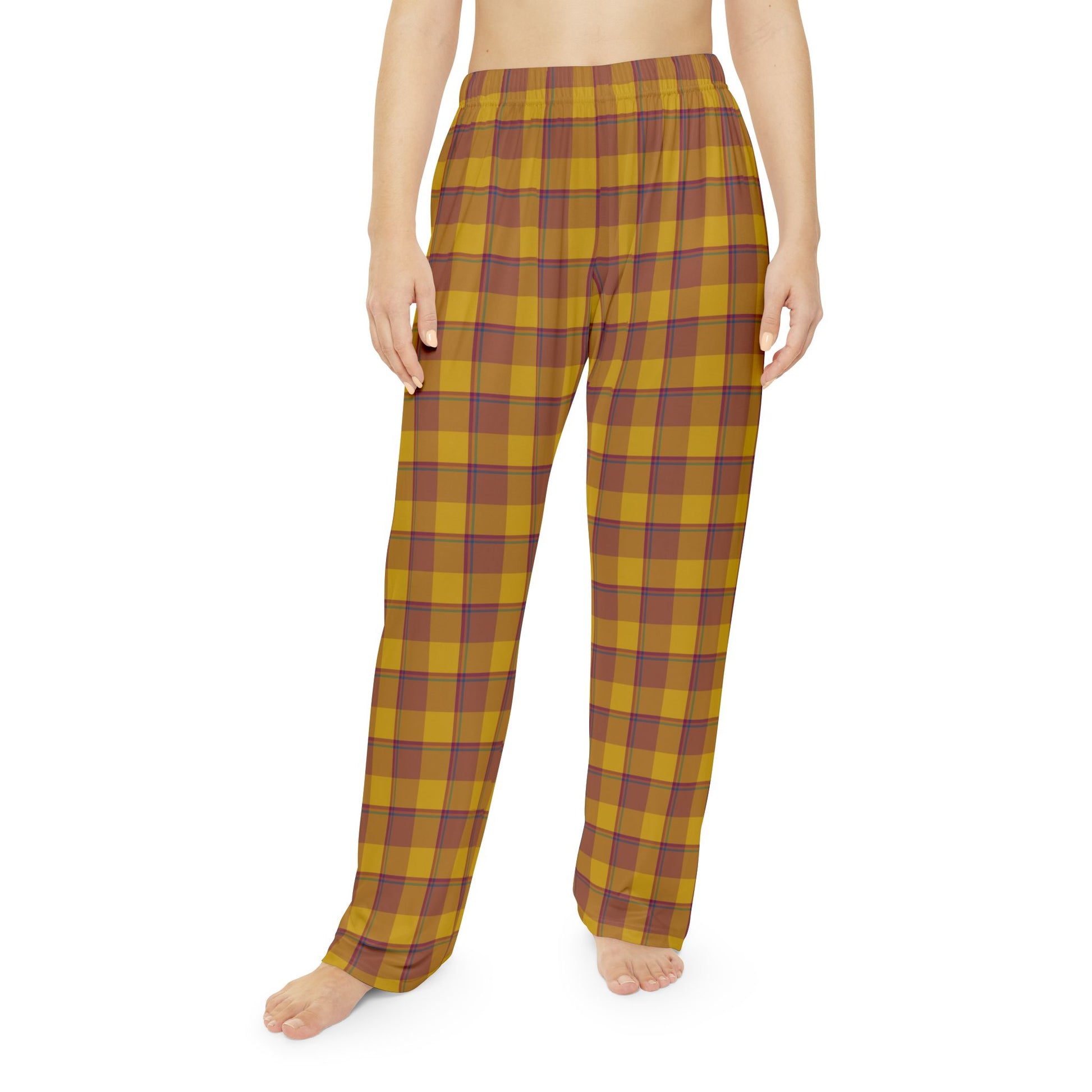 Cozy Women's Pajama Pants, Relaxed Fit Sleepwear, Plaid Lounge Pants, Ideal for Relaxation, Gift for Her, Perfect for Lounging - Celtic Scents