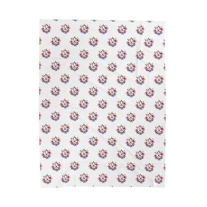 Celtic Knot Floral Velveteen Plush Blanket | Cozy Floral Throw, Soft Home Decor, Perfect for Gifts, Cozy Nights, Warm Decor - Celtic Scents