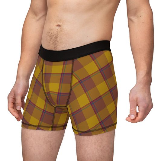 Stylish Men's Boxers, Plaid Underwear for Comfort, Perfect Gift for Birthdays, Anniversaries, Casual Wear, Matching Sleepwear - Celtic Scents