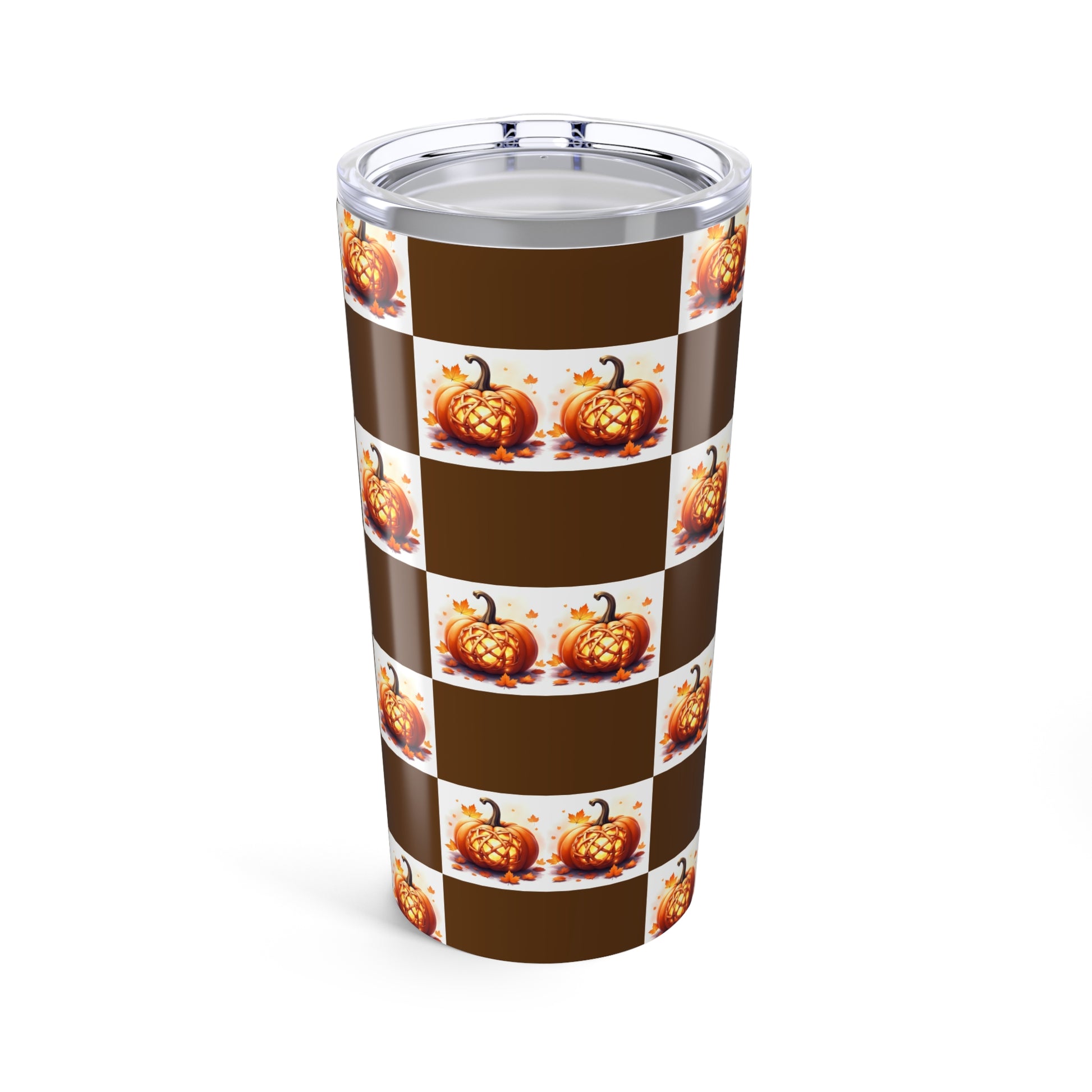 Fall Harvest Pumpkin Tumbler 20oz | Autumn Coffee Cup, Seasonal Drinkware, Halloween Gift, Pumpkin Spice Lover, Thanksgiving Decor - Celtic Scents