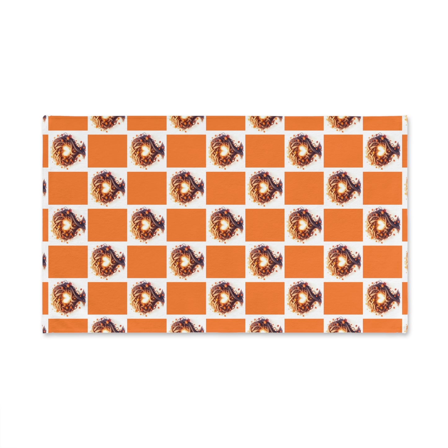 Autumn Floral Hand Towel, Cozy Kitchen Decor, Fall Gift, Hostess Gift, Decorative Towel for Thanksgiving