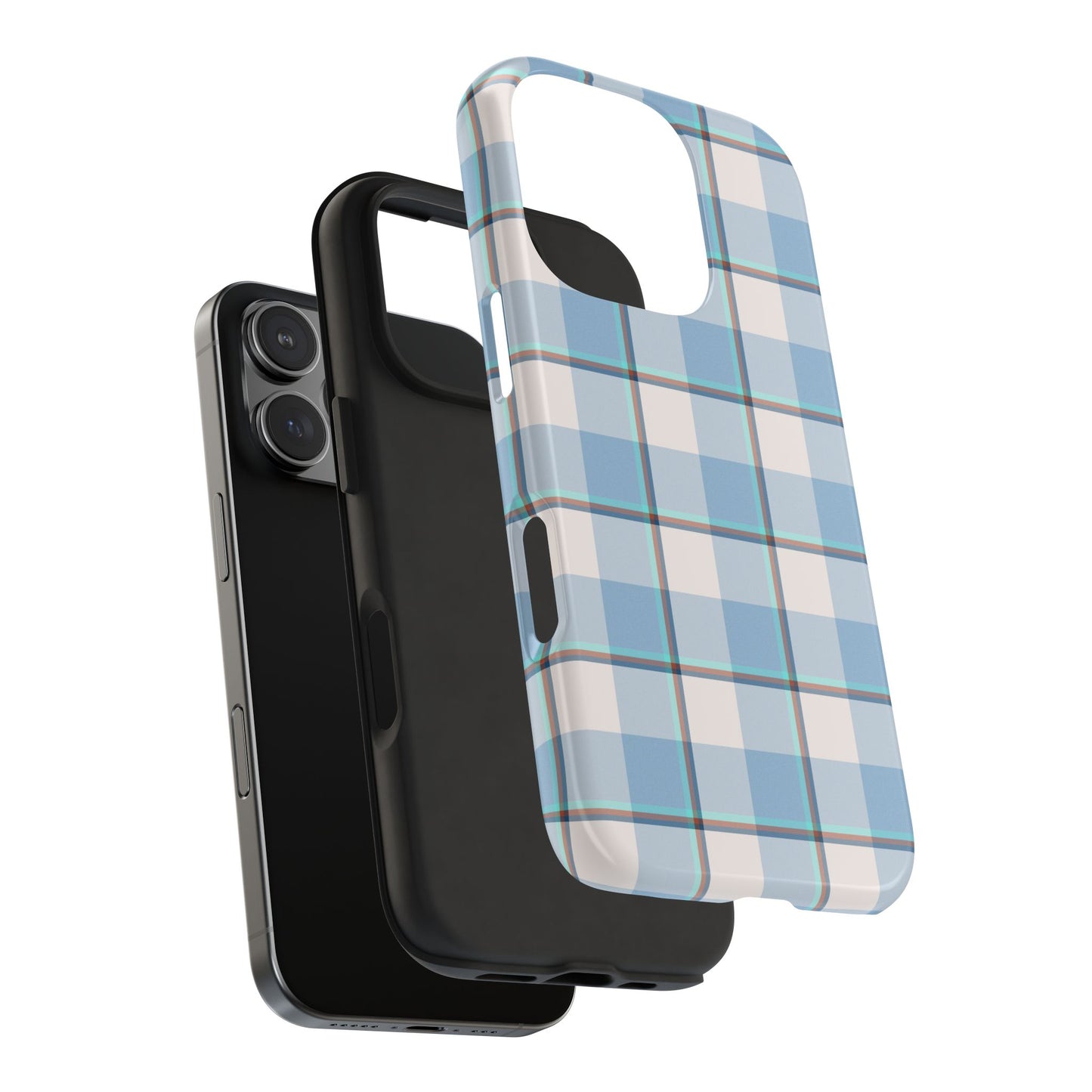 Winter Plaid Tough Phone Cases for Protection, Gift for Teens, Trendy Phone Accessories, Stylish Shield, Holiday Gift Ideas