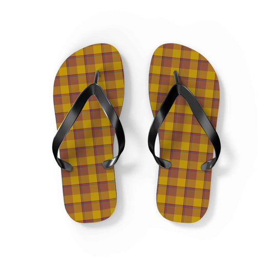 Cozy Plaid Flip Flops, Summer Sandals, Beachwear, Casual Footwear, Vacation Essentials, Slip-On Slippers