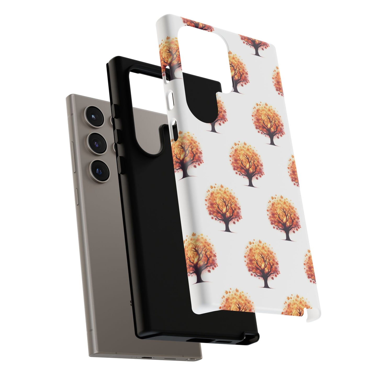 Autumn Tree Phone Case, Fall Phone Cover, Nature Inspired Case, Gift for Outdoorsy Friends, Seasonal Accessories, Eco-Friendly Phone Case