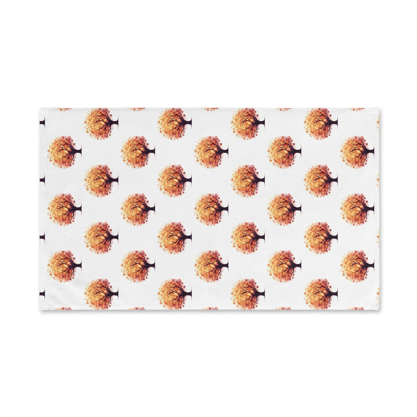 Autumn Tree Hand Towel, Cozy Home Decor, Fall Kitchen Accessory, Farmhouse Style Towel, Thanksgiving Gift Idea