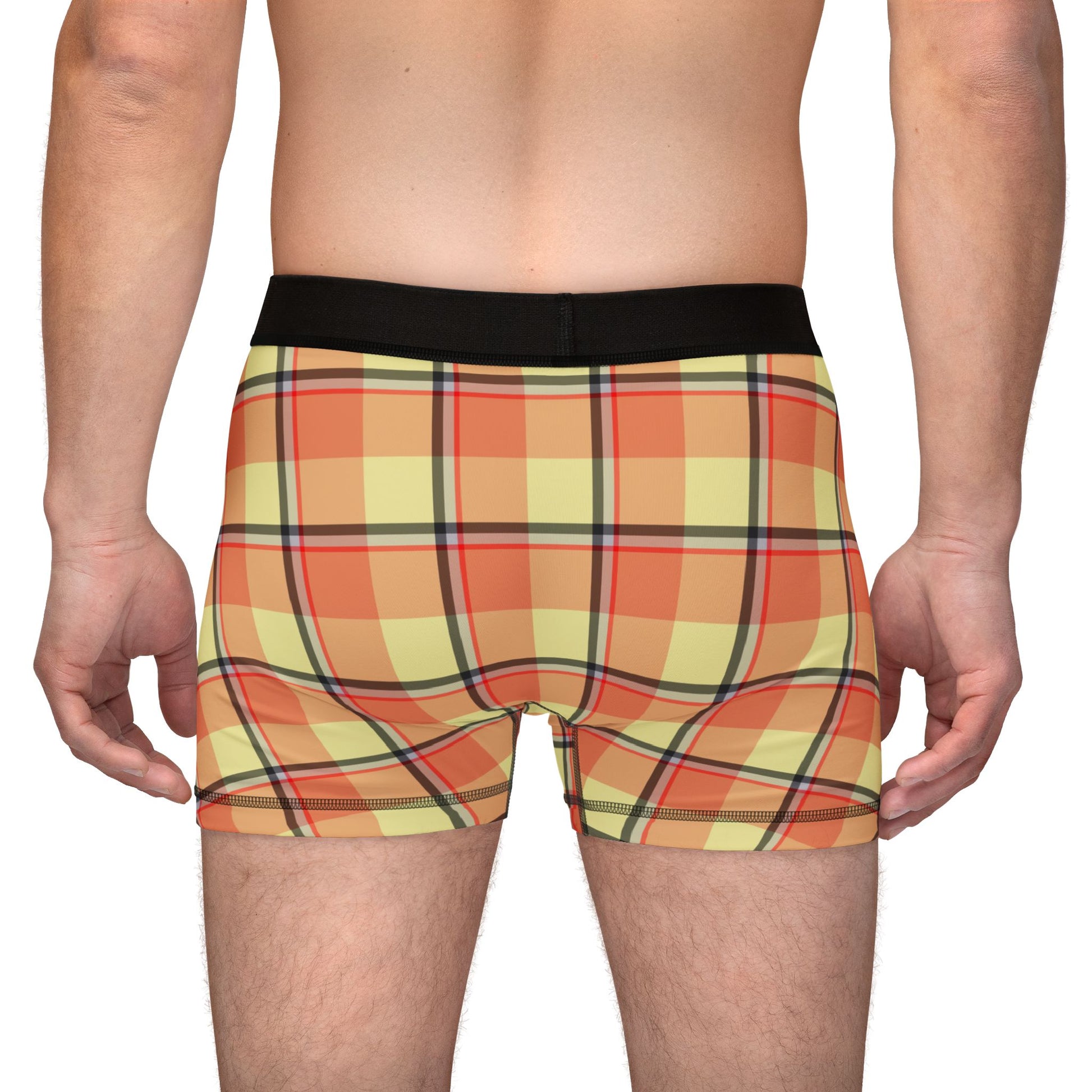 Plaid Men's Boxers, Comfortable Boxers, Trendy Loungewear, Stylish Underwear, Unique Gift for Him, Everyday Essentials - Celtic Scents