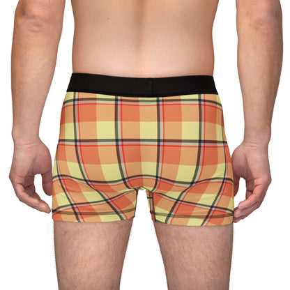 Plaid Men's Boxers, Comfortable Boxers, Trendy Loungewear, Stylish Underwear, Unique Gift for Him, Everyday Essentials - Celtic Scents