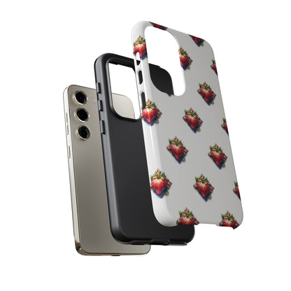 Strawberry Celtic Knot Phone Case, Cute Phone Cover, Gift for Her, Custom Smartphone Case, Funky Accessories, Valentine's Day Gift