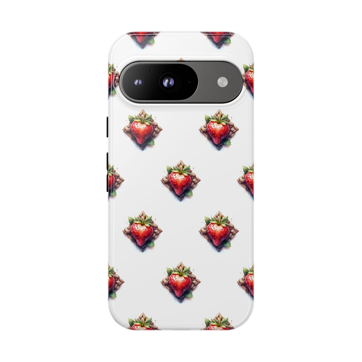 Strawberry Celtic Knot Phone Case, Cute Phone Cover, Gift for Her, Custom Smartphone Case, Funky Accessories, Valentine's Day Gift