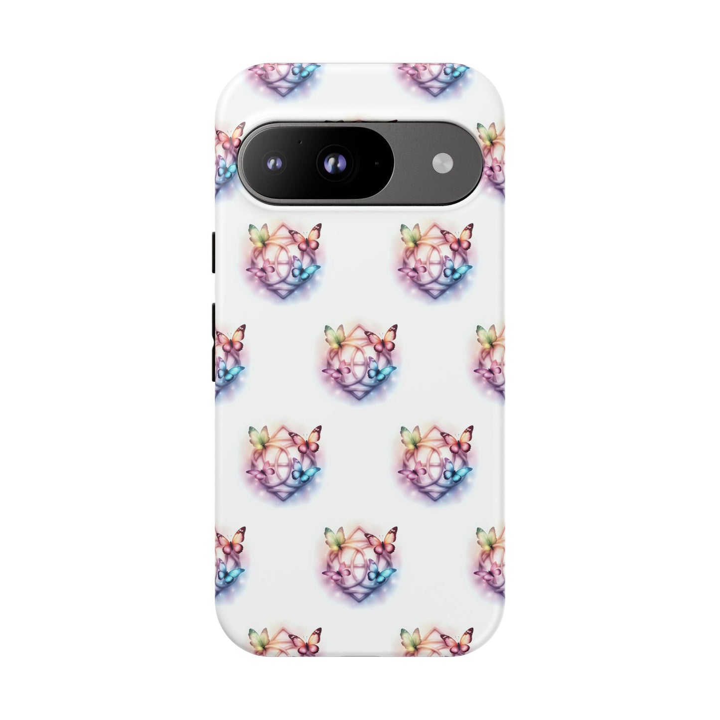 Colorful Butterflies Phone Case, Tough Cases, Cute Butterfly Lover Gift, Trendy Phone Cover, Nature Print Case
