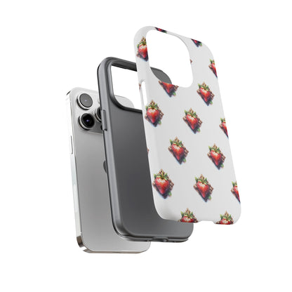 Strawberry Celtic Knot Phone Case, Cute Phone Cover, Gift for Her, Custom Smartphone Case, Funky Accessories, Valentine's Day Gift