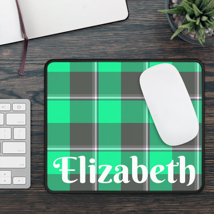Personalized Gaming Mouse Pad, Plaid Mousepad, Custom Desk Decor, Computer Accessories, Gamer Gift, Unique Office Supplies - Celtic Scents