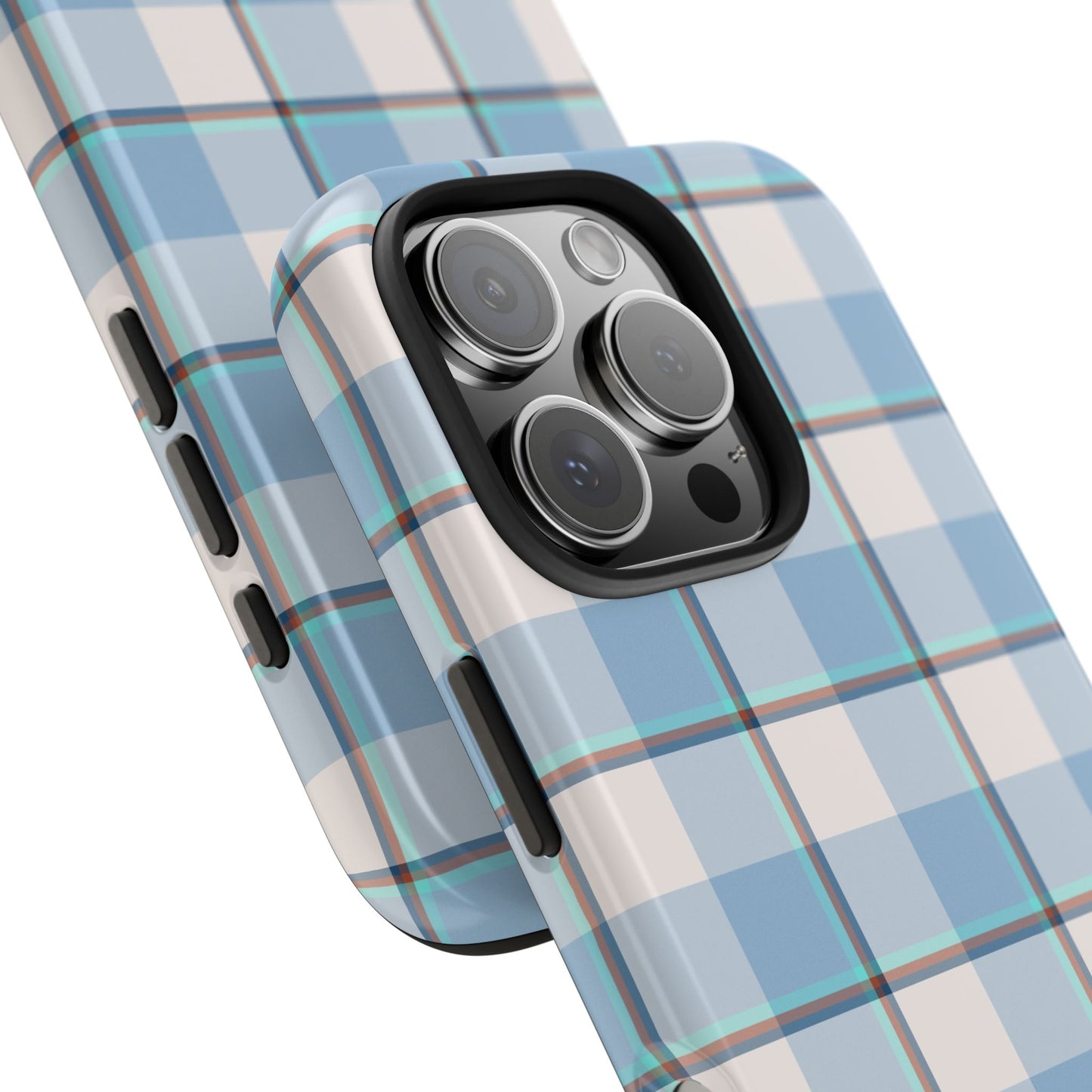 Winter Plaid Tough Phone Cases for Protection, Gift for Teens, Trendy Phone Accessories, Stylish Shield, Holiday Gift Ideas