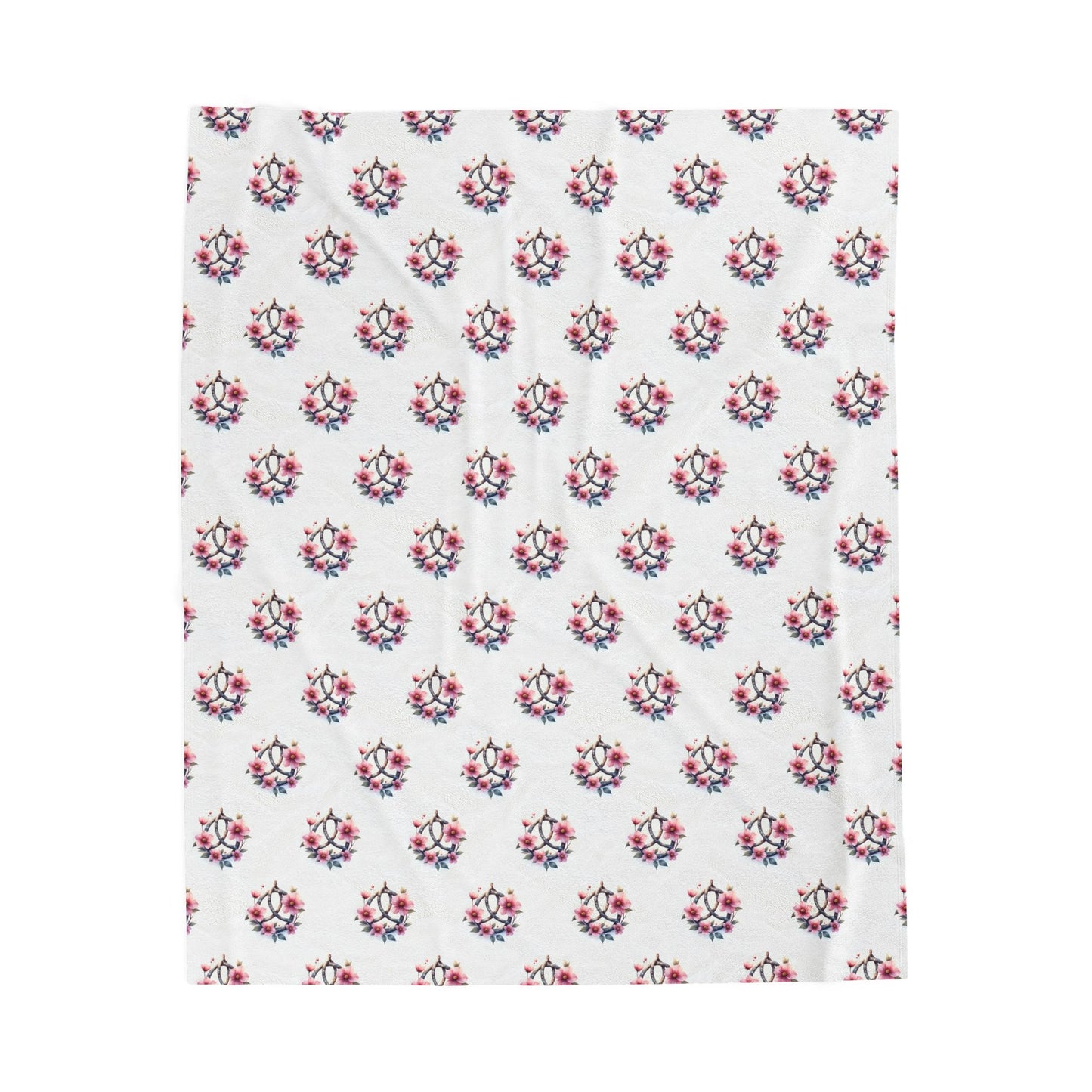 Celtic Knot Floral Velveteen Plush Blanket | Cozy Floral Throw, Soft Home Decor, Perfect for Gifts, Cozy Nights, Warm Decor - Celtic Scents