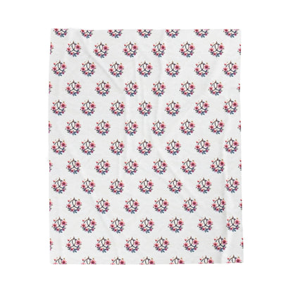 Celtic Knot Floral Velveteen Plush Blanket | Cozy Floral Throw, Soft Home Decor, Perfect for Gifts, Cozy Nights, Warm Decor - Celtic Scents