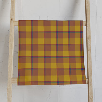 Cozy Plaid Hand Towel for Kitchen or Bathroom - Perfect for Fall Decor, Thanksgiving, Gift Ideas, Plaid Lover's Décor, Farmhouse Style