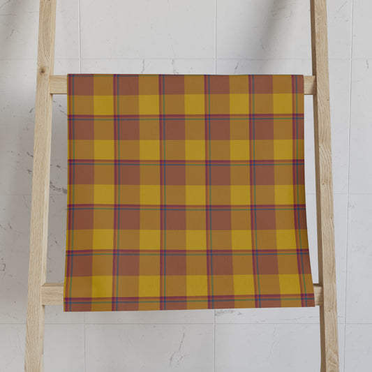 Cozy Plaid Hand Towel for Kitchen or Bathroom - Perfect for Fall Decor, Thanksgiving, Gift Ideas, Plaid Lover's Décor, Farmhouse Style