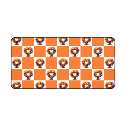 Stylish Desk Mat with Artistic Pattern, Home Office Decor, Gaming Mouse Pad, Unique Workspace Accessory, Gift for Creatives, Autumn Design - Celtic Scents