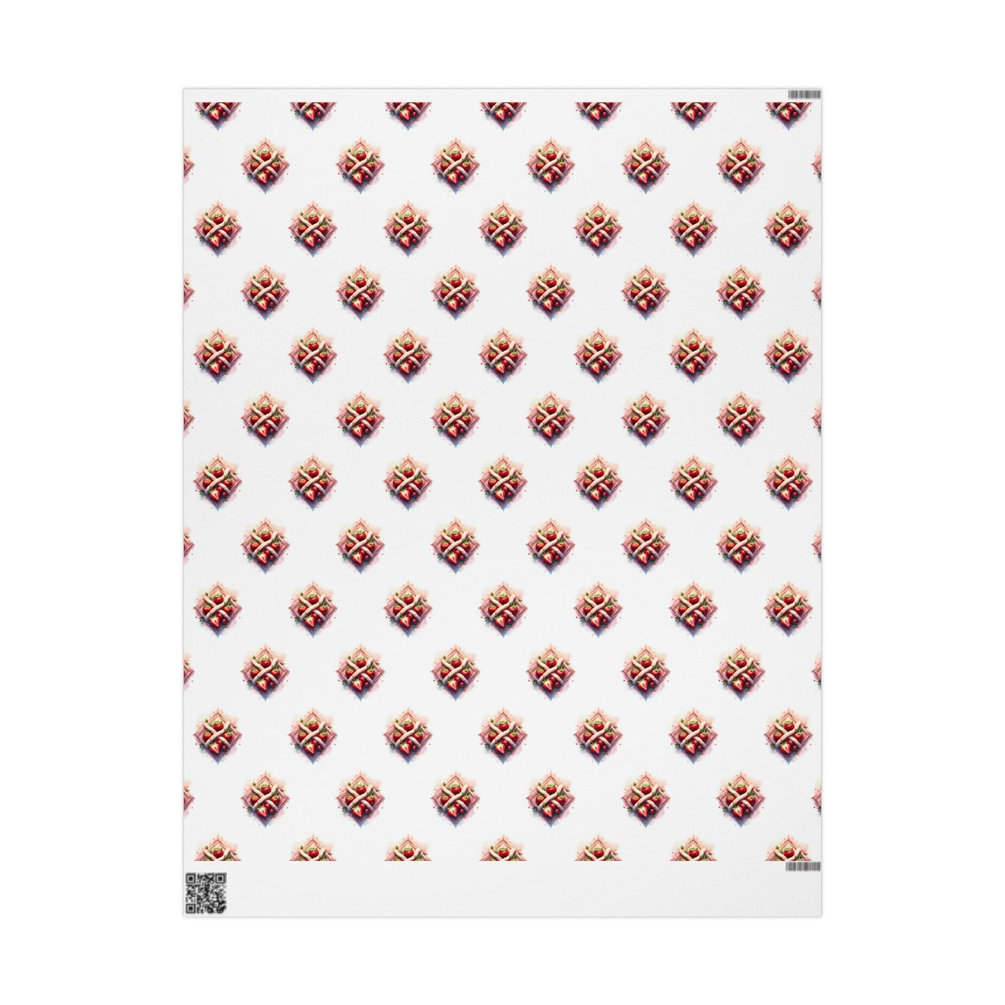 Strawberry Wrapping Paper - Holiday Gift Wrap, Birthday Gift Wrap, Christmas Wrap, Eco-Friendly Wrapping Paper, Unique Gift Presentation - Celtic Scents