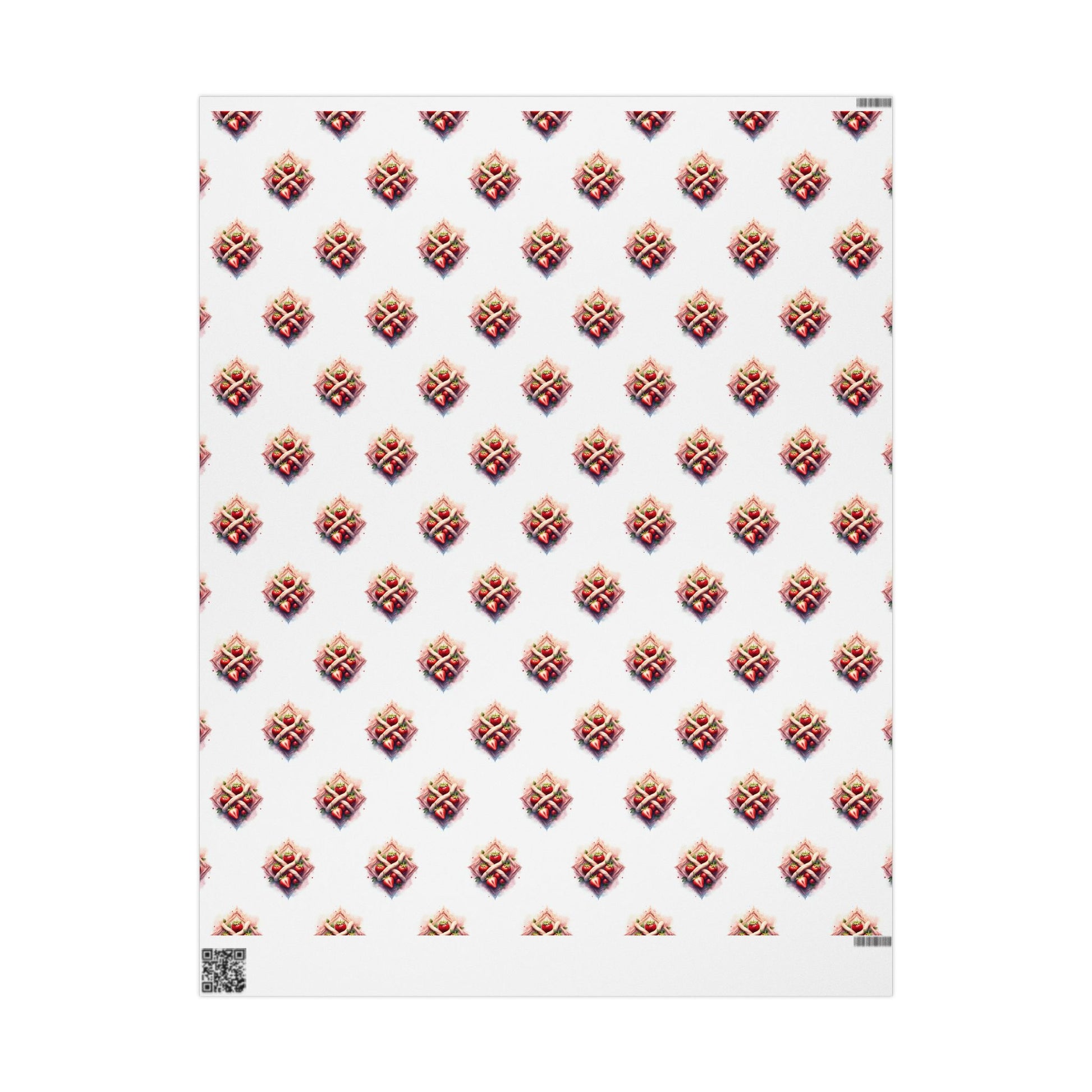 Strawberry Wrapping Paper - Holiday Gift Wrap, Birthday Gift Wrap, Christmas Wrap, Eco-Friendly Wrapping Paper, Unique Gift Presentation - Celtic Scents