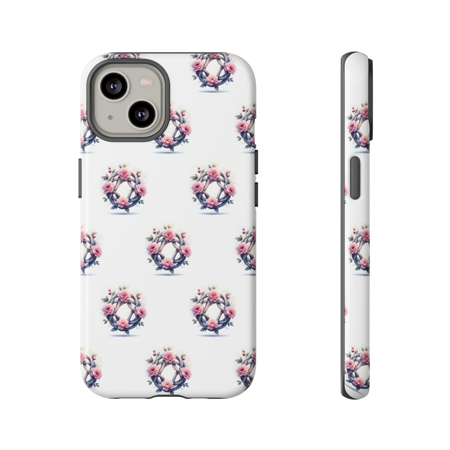 Floral Phone Case, Tough Cases for Women, Cute Celtic Knot Floral Design iPhone Cover, Gift for Her, Stylish Tech Accessories - Celtic Scents